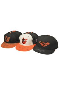 1980s-2010s Baltimore Orioles Game-Used & Team-Issued Autographed Caps