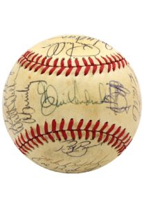 1980s Baltimore Orioles Team-Signed Baseball