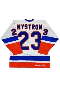 1980s Bobby Nystrom NY Islanders Game-Used Home Jersey