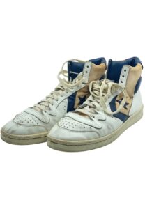 1980s Isiah Thomas Detroit Pistons Game-Used & Autographed Shoes