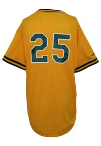 1980s Jose Canseco & Mark McGwire Oakland A’s Player-Worn & Autographed Batting Practice Jerseys