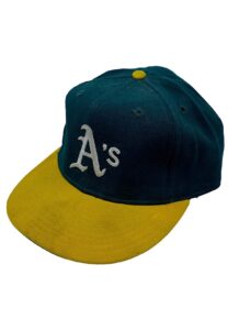 1980s Jose Canseco Oakland A’s Game-Used & Signed Cap