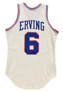 1980s Julius Erving Philadelphia 76ers Team-Issued Jersey