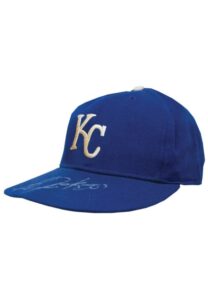 1980s Kansas City Royals Game-Used & Autographed Cap Attributed to Bo Jackson