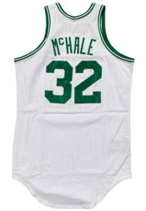 1980s Kevin McHale Boston Celtics Preseason Game-Used & Autographed Jersey