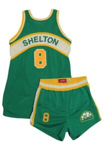 1980s Lonnie Shelton Seattle SuperSonics Game-Used Uniform