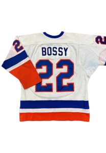 1980s Mike Bossy NY Islanders Game-Used Home Jersey