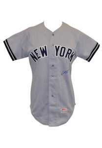 1980s New York Yankees Road Jerseys – Elliott Maddox & Pat Clements