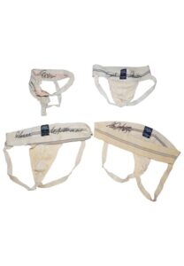 1980s Oakland/Los Angeles Raiders Game-Used & Autographed Jockstraps – Ken Stabler, Bo Jackson, Gene Upshaw & Art Shell