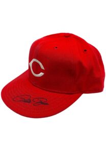 1980s Pete Rose Cincinnati Reds Game-Used & Signed Cap