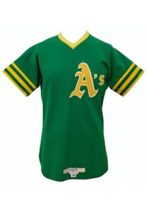 1980s Ray Cosey/Cliff Johnson Oakland A’s Spring Training Game-Used Jersey