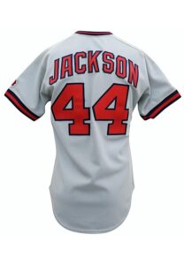 1980s Reggie Jackson California Angels Game-Used & Autographed Road Jersey