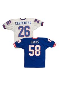 1980s Rob Carpenter & Carl Banks NY Giants Game-Used Jersey