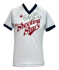 1980s Shooting Stars Worn & Autographed Shooting Shirt Attributed to Pistol Pete Maravich