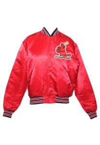 1980s St. Louis Cardinals Dugout Jacket Attributed to Keith Hernandez