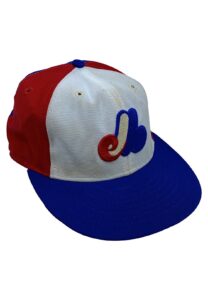 1980s Tim Raines Montreal Expos Game-Used & Signed Cap