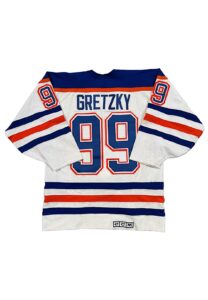 1980s Wayne Gretzky Edmonton Oilers Pro-Cut Jersey