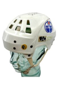 1981-82 Wayne Gretzky Edmonton Oilers Game-Used & Signed Helmet