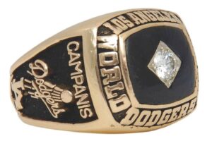 1981 Al Campanis Los Angeles Dodgers World Championship Ring