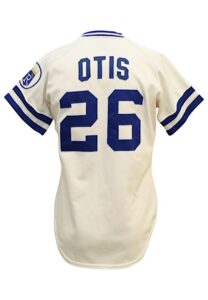 1981 Amos Otis Kansas City Royals Game-Used Home Jersey