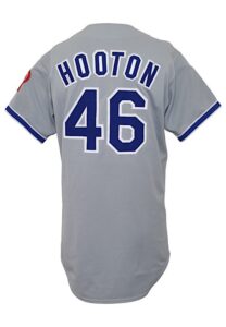 1981 Burt Hooton Los Angeles Dodgers Game-Used Road Jersey