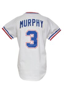 1981 Dale Murphy Atlanta Braves Game-Used & Autographed Home Jersey