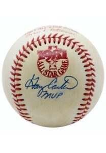 1981 Gary Carter Single-Signed & Inscribed “MVP” OAS Baseball