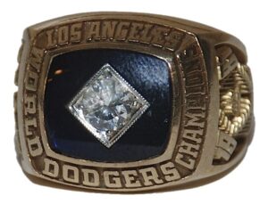 1981 Jerry Grote Los Angeles Dodgers World Series Ring