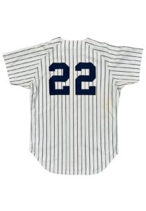 1981 Jerry Mumphrey NY Yankees Game-Used Jersey