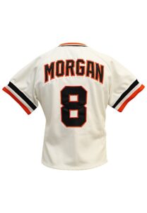 1981 Joe Morgan San Francisco Giants Game-Used & Autographed Home Jersey