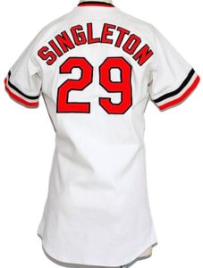 1981 Ken Singleton Baltimore Orioles Game-Used Home Jersey