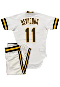 1981 Kurt Bevacqua Pittsburgh Pirates Game-Used Home Uniform