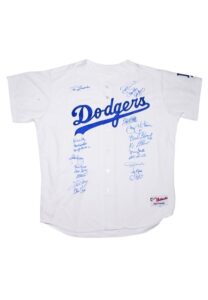 1981 Los Angeles Dodgers Reunion Team-Signed Jersey