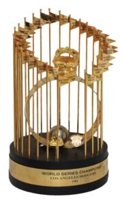 1981 Los Angeles Dodgers World Championship Trophy