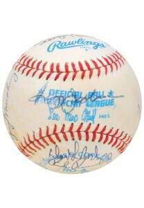 1981 New York Yankees Team-Signed Baseball