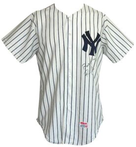 1981 Rick Cerone New York Yankees Game-Used & Autographed Home Jersey