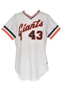 1981 Tom Griffin San Francisco Giants Game-Used Home Jersey