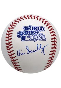 1981 Vin Scully Single-Signed OWS Baseball