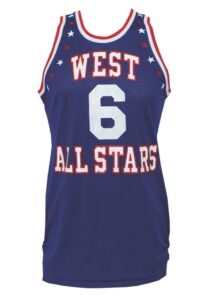 1981 Walter Davis Western Conference All-Star Game-Used Jersey