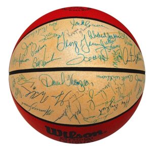 1982-1983 All-Star Game Team Autographed Basketball