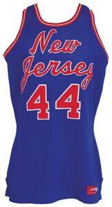 1982-1983 Len Elmore New Jersey Nets Game-Used Road Uniform