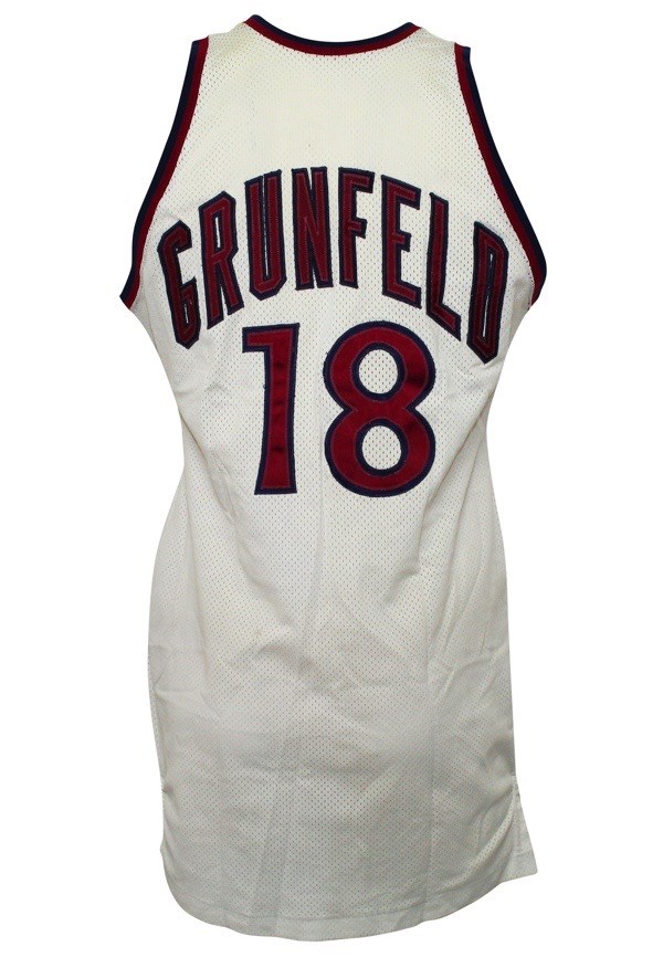 ★ゲームシャツ★ ニューヨーク1982-83★ビンテージ 1982-83 Ernie Grunfeld New York Knicks Game-Used Jersey