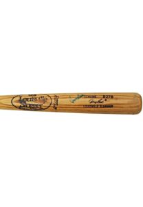 1982-83 Johnny Bench Cincinnati Reds Game-Used & Autographed Bat