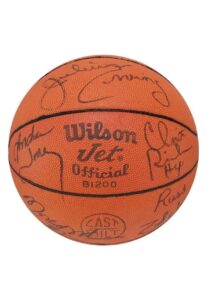 1982-83 Philadelphia 76ers Team-Signed Basketball