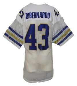 1982-83 Rick Dibernardo Notre Dame Fighting Irish Game-Used Home Fishnet Jersey