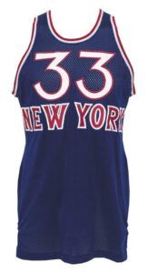 1982-83 Sly Williams New York Knicks Game-Used Road Jersey 