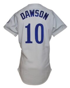 1982 Andre Dawson Montreal Expos Game-Used & Autographed Home Jersey