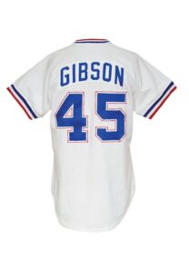 1982 Bob Gibson Atlanta Braves Pitching Coach’s Worn Home Jersey