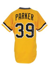 1982 Dave Parker Pittsburgh Pirates Game-Used & Autographed Home Jersey