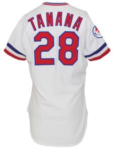 1982 Frank Tanana Texas Rangers Game-Used Home Jersey